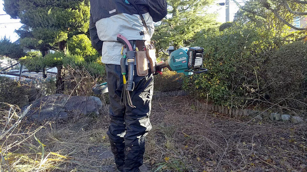 アレチヌスビトハギの種が付きにくい服装